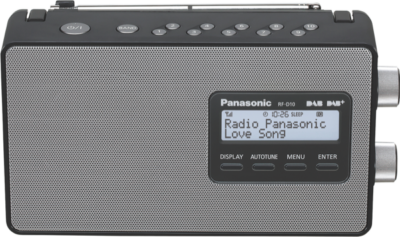 Panasonic - Portable Digital Radio - Black - RFD10GNK