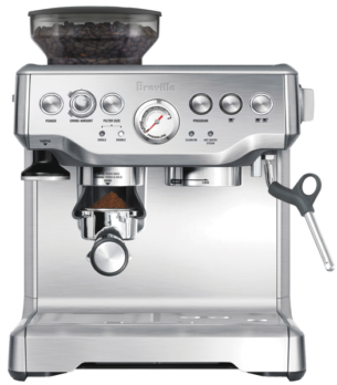 Breville - Barista Express Pump Espresso Coffee Machine - Brushed Stainless Steel - BES870BSS