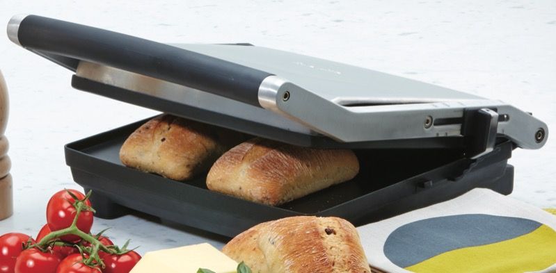 Breville - the Toast & Melt™ 4 Slice Sandwich Press - Stainless Steel - BSG540BSS