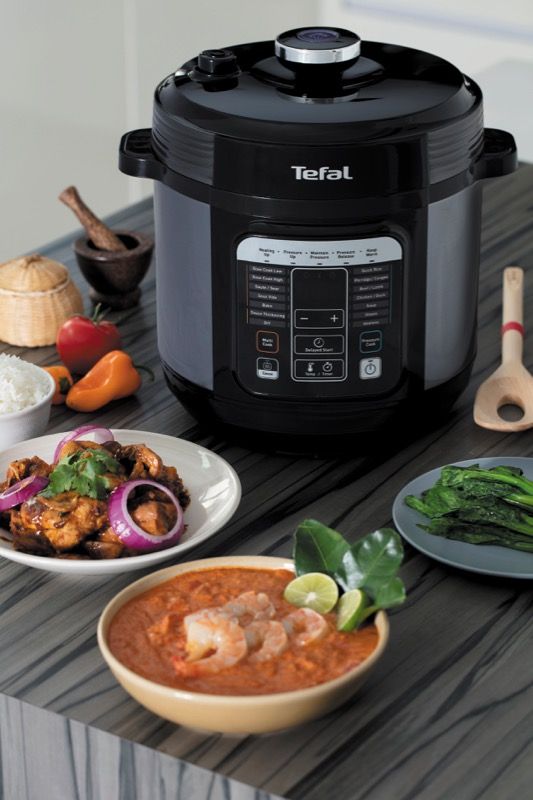 Tefal - Home Chef Smart Multicooker – Black - CY601