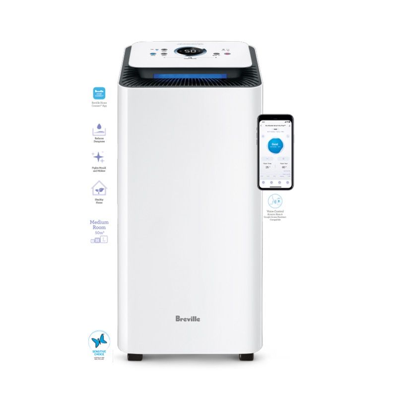 Breville - the Smart Dry Plus™ Connect Dehumidifier - LAD308WHT