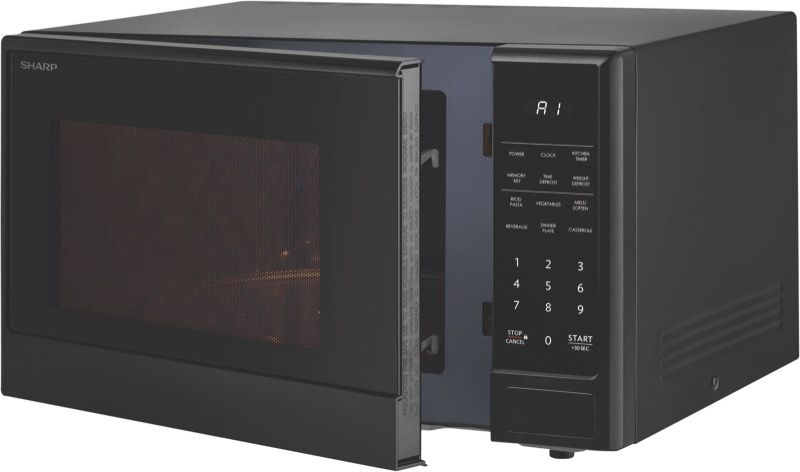 Sharp - 28L 1100W Microwave – Black - R28A0B