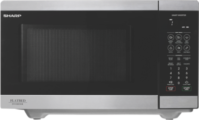 Sharp - 26L 900W Inverter Flatbed Microwave - Stainless Steel - SM267FHST