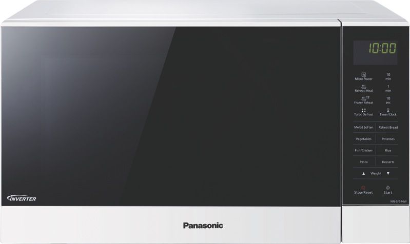 Panasonic - 27L 1000W Inverter Microwave - White - NNSF564WQPQ