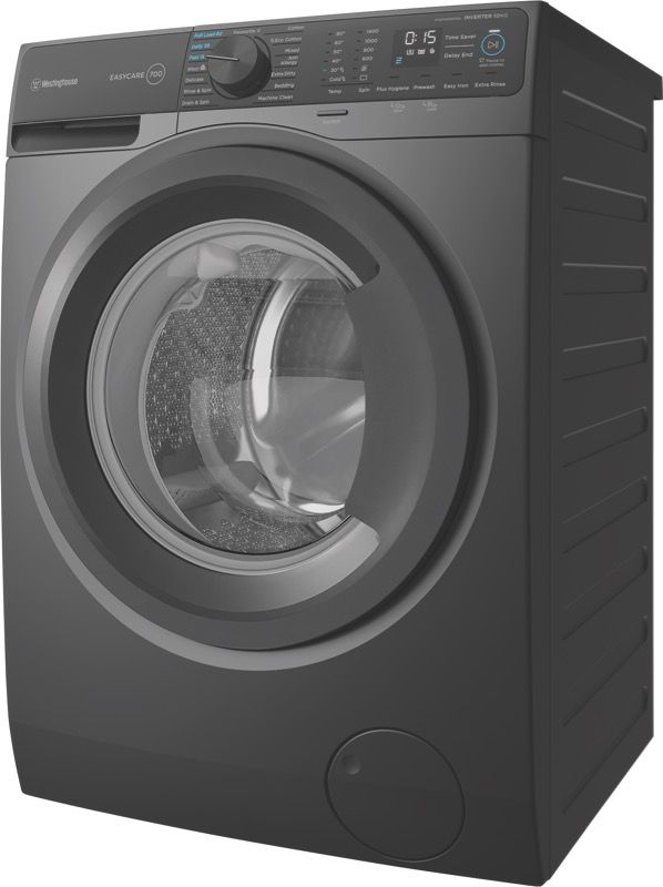 Westinghouse - 10kg Front Load Washing Machine - Grey - WWF1044M7SA