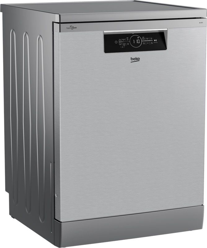 Beko - 60cm Freestanding Dishwasher - Platinum Stainless - BDFB1430X