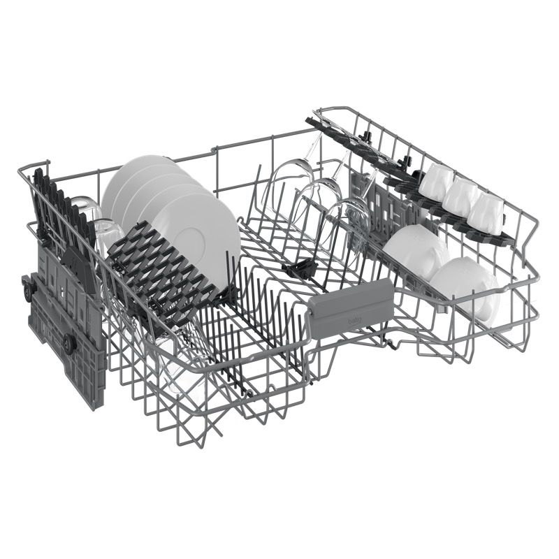 Beko - 60cm Freestanding Dishwasher - White - BDFB1630W