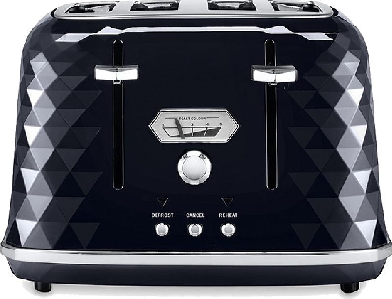 - Brillante 4 Slice Toaster - Black - CTJX4003BK
