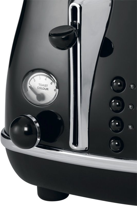 DeLonghi Icona Classic 2 Slice Toaster - Black CTO2003BK