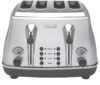 DeLonghi Icona Classic 4 Slice Toaster - Silver CTO4003S