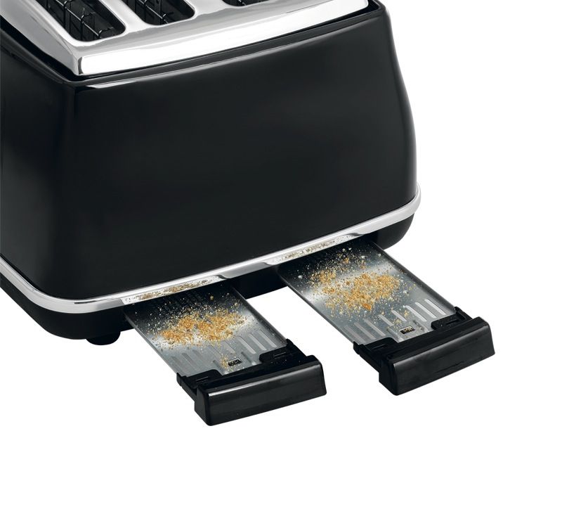  - Icona Classic 4 Slice Toaster - Black - CTO4003BK