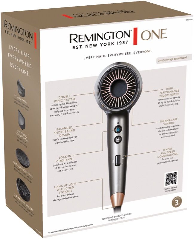 Remington - ONE Dry and Style Hair Dryer - D6077AU