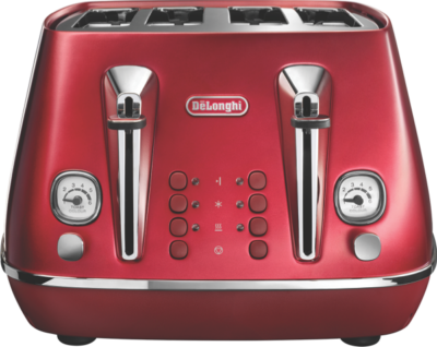  - Distinta Flair 4 Slice Toaster - Red - CTI4003R