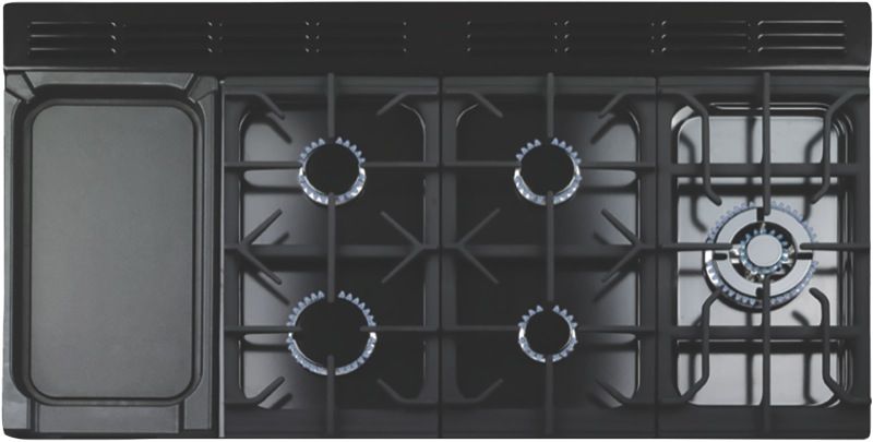 Falcon 110cm Dual Fuel Freestanding Cooker - Black NEX110DFBLCH