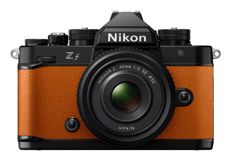 Nikon - NIKON Z f MIRRORLESS CAMERA - Sunset Orange + Z 40MM LENS KIT - 851121