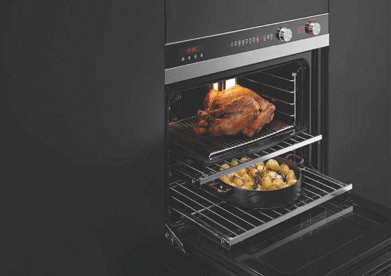 - 76cm Built-in Pyrolytic Oven - Brushed Stainless Steel - OB76SDEPX3