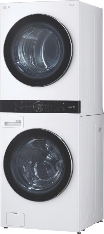 LG - LG 17kg WashTower™ All-In-One Stacked Washer Dryer - WWT-1710W