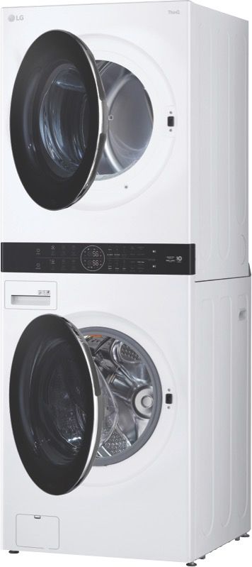 LG - LG 17kg WashTower™ All-In-One Stacked Washer Dryer - WWT-1710W
