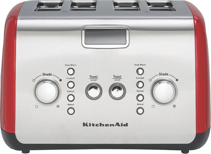 KitchenAid 5AKMT423ER Artisan 4 Slice Toaster - Empire Red at The