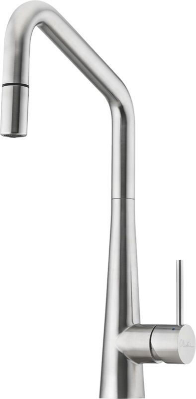  - Essente Single Lever Pull Out Mixer Tap - Stainless Steel - SS2575