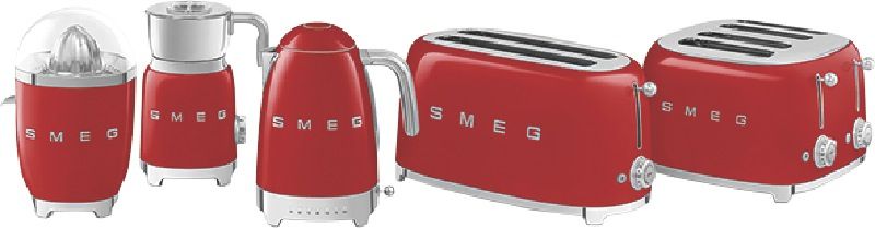 Smeg Retro Style Variable Temperature Kettle ,Red
