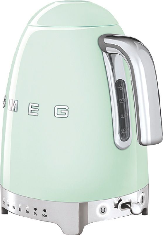 Smeg - Retro Style 1.7L Kettle - Pastel Green - KLF04PGAU
