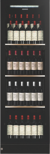 Vintec 198 Bottle Multi Zone Wine Cellar - Black Glass V190SG2EBK