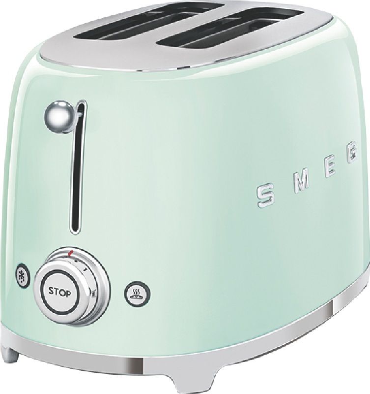  - Retro Style 2 Slice Toaster - Pastel Green - TSF01PGAU
