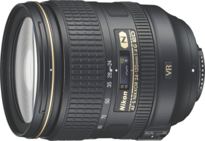 Nikon - AF-S 24-120mm f4G IF ED VR Camera Lens - JAA811DA