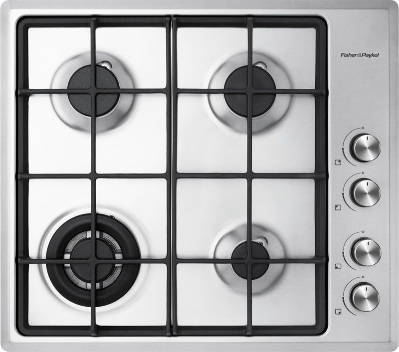  - 60cm Gas Cooktop - Stainless Steel - CG604CNGX2