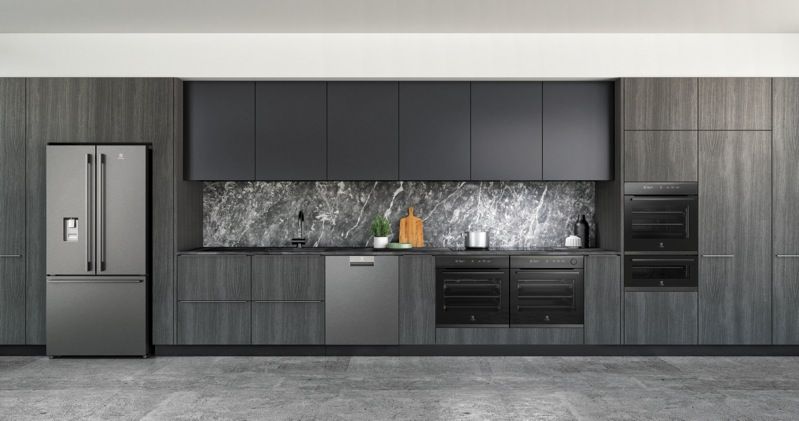 Electrolux 60cm Built-In Pyrolytic Double Oven - Dark Stainless Steel EVEP626DSD