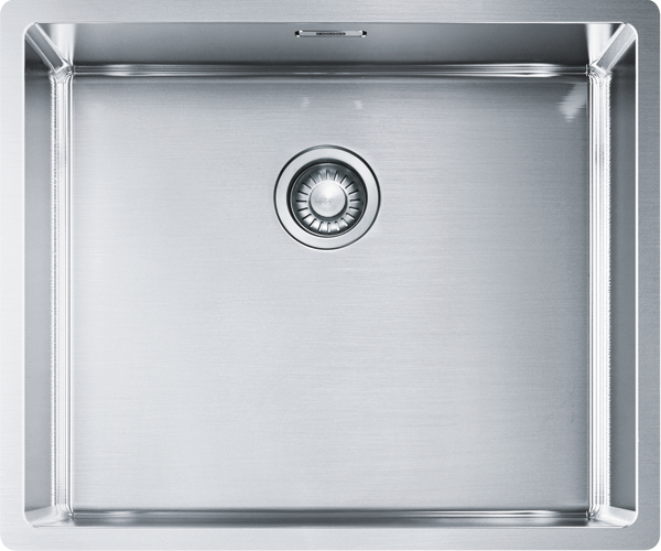 Franke Bolero Box Single Bowl Flushmount Sink - Stainless Steel BOX21050