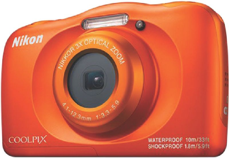 Nikon W150 Orange Coolpix Camera VQA112AA