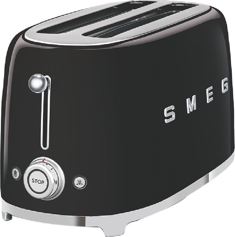  - Retro Style 4 Slice Toaster - Black - TSF02BLAU