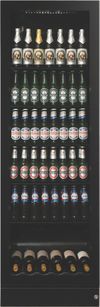 Vintec 250 Beer Bottle Beverage Centre - Black Glass V190BVCBK
