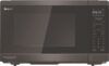 Sharp 1200W Inverter Microwave - Black Steel R395EBS