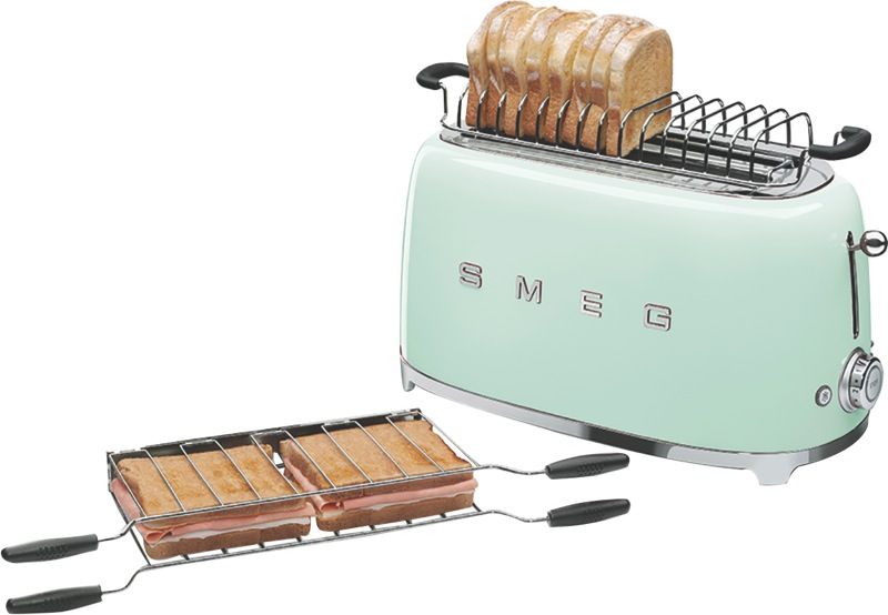 SMEG 4-Slot Toaster | Pastel Green