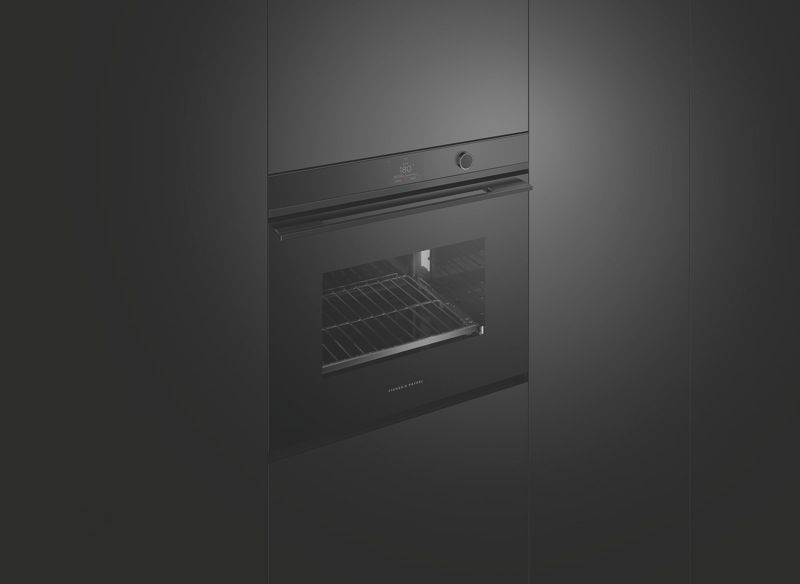 Fisher & Paykel - 76cm Built-In Pyrolytic Oven - Black - OB76SDPTDB1
