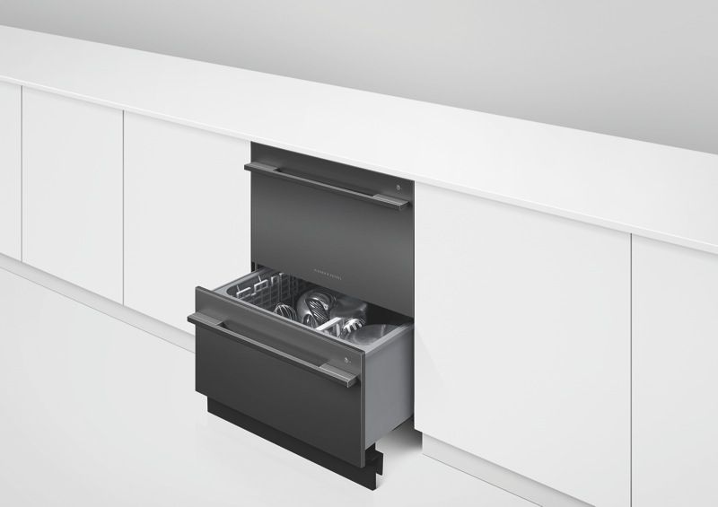  - 60cm Double DishDrawer™ Dishwasher - Black Stainless Steel - DD60DDFB9