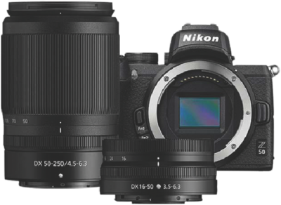 Nikon - Z 50 Mirrorless Camera + Z 16-50mm + Z 50-250mm Lens Kit - VOK050WA