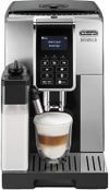 DeLonghi Dinamica Fully Automatic Coffee Machine – Silver & Black ECAM35055SB