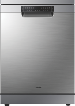 Haier - 60cm Freestanding Dishwasher – Stainless Steel - HDW15V3S1