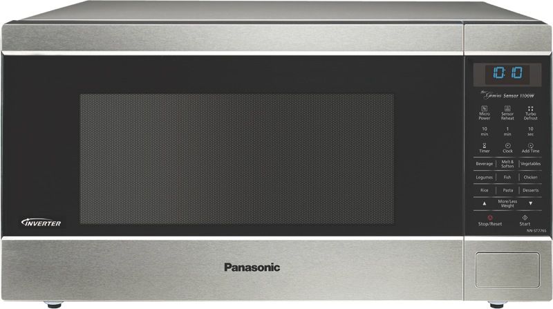 Panasonic - 44L 1100W Inverter Microwave - Stainless Steel - NNST776SQPQ