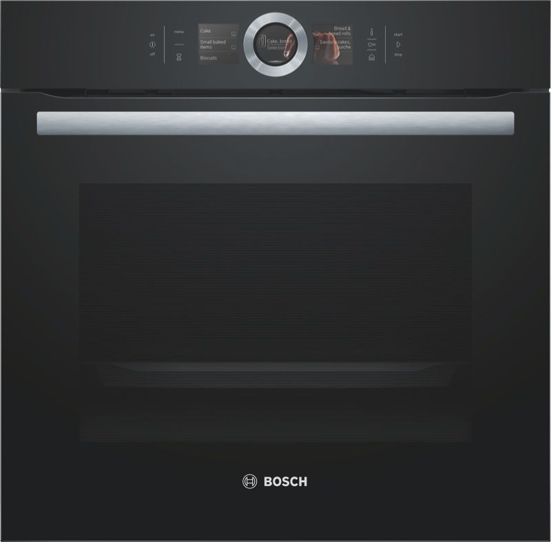 Bosch - 60cm Built-In Combi Steam Oven - Black - HSG656XB6A