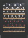Vintec 50 Bottle Wine Cellar - Black Glass VWS050SBBX