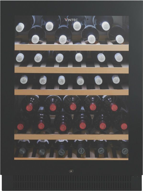 Vintec-50-Bottle-Wine-Storage-Cabinet-Black-VWS050SBB-front-full-high