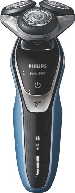 Philips - Series 5000 Wet & Dry Shaver – Blue & Silver - S538006