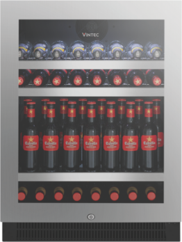 Vintec - 100 Beer Bottle Beverage Centre - Stainless Steel - VBS050SSBX