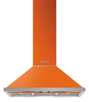 Smeg - 90cm Canopy Rangehood - Burnt Orange - KPFA9OR