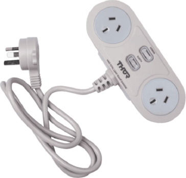 Thor - Smart Duo 2-Outlet Surge Protector - C2